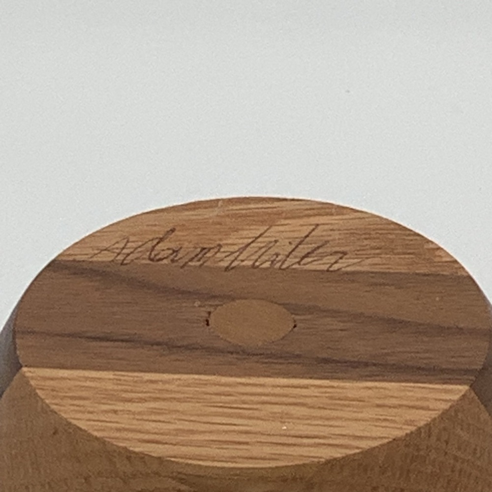 Three Artisan Segmented Wood Bowls - Picture 11 of 11